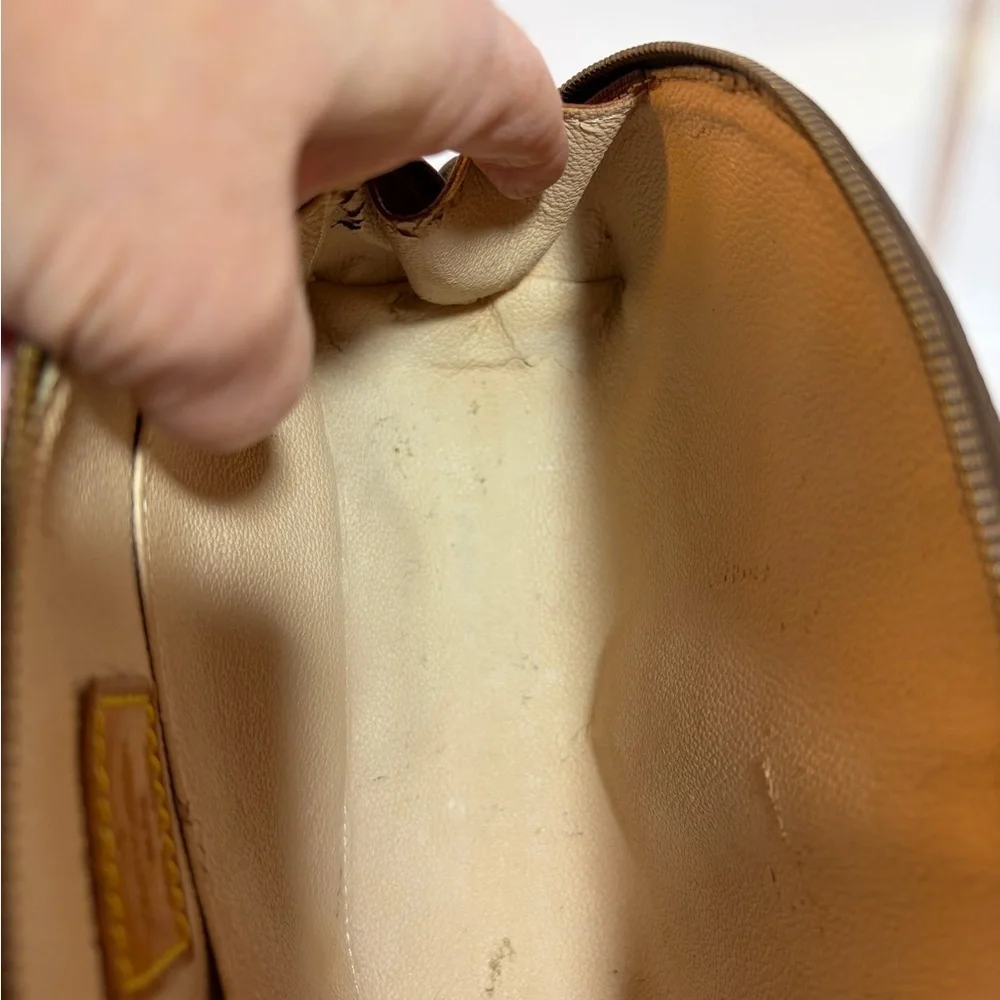 Louis Vuitton Monogram Large size Cosmetic Case in Brown and Gold